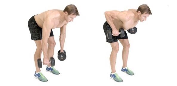 Cúi Người Kéo Tạ